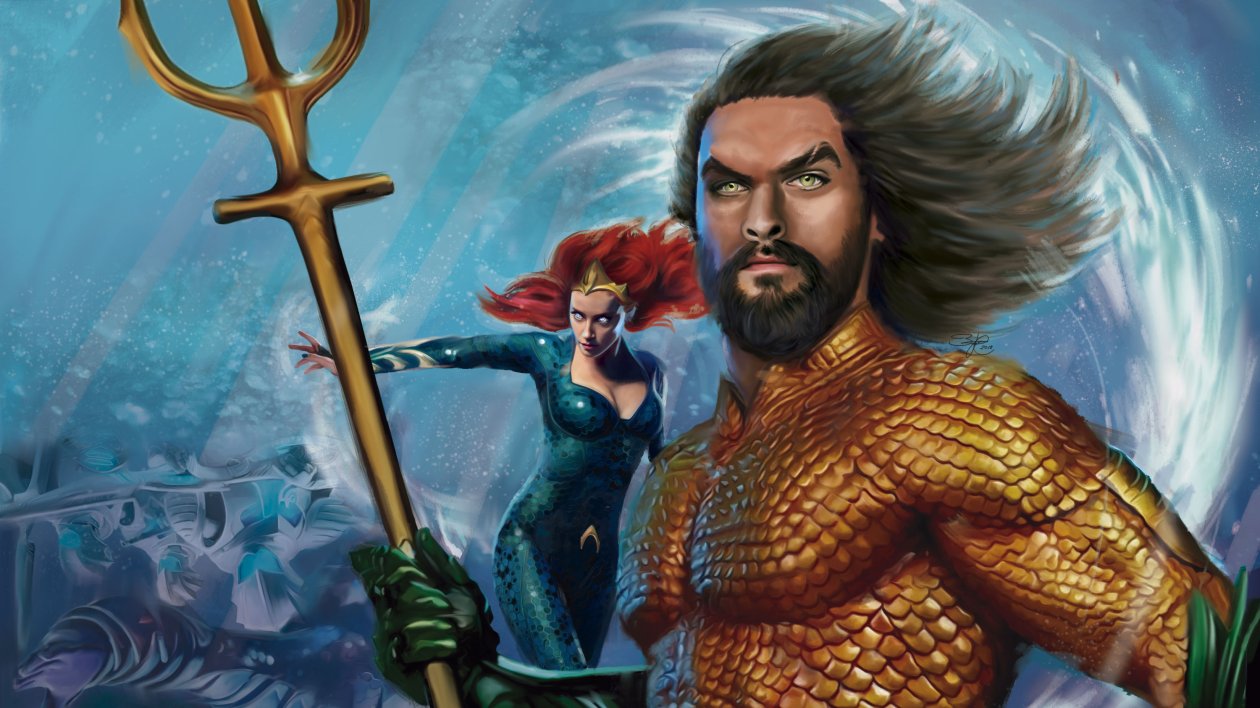Aquaman Mera Art