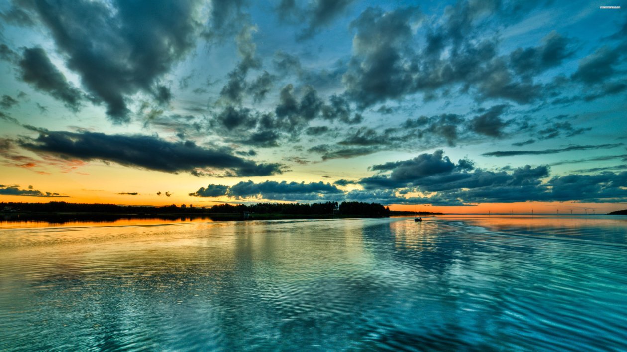 Perfect Blue Sunset