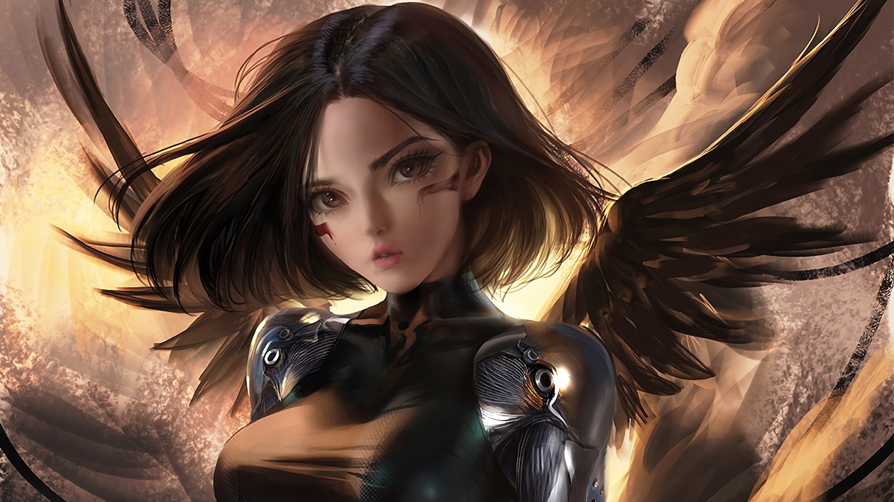 Alita Battle Angel Fantasy Fan Art 4k