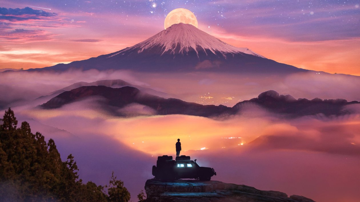 Following Moon