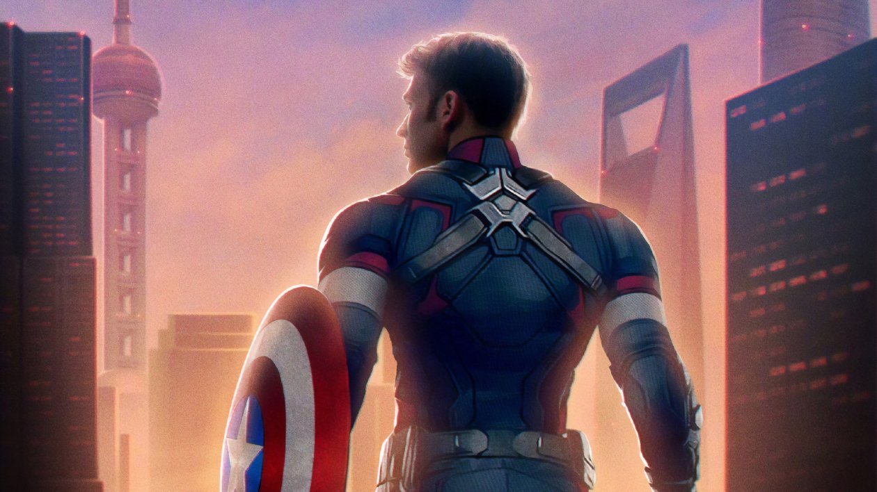 Captain America Avengers Endgame Chinese Poster