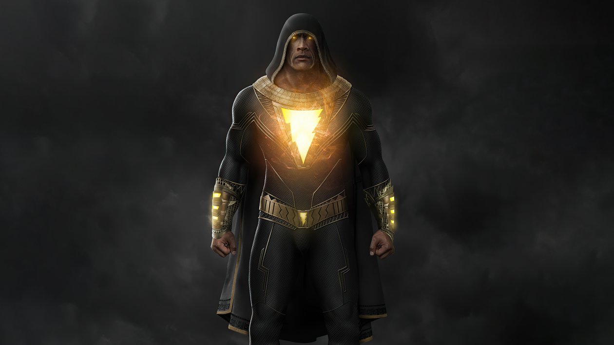Black Adam Suit Concept Art 4k