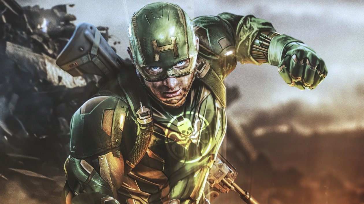 Captain America X Falcon Split 4k