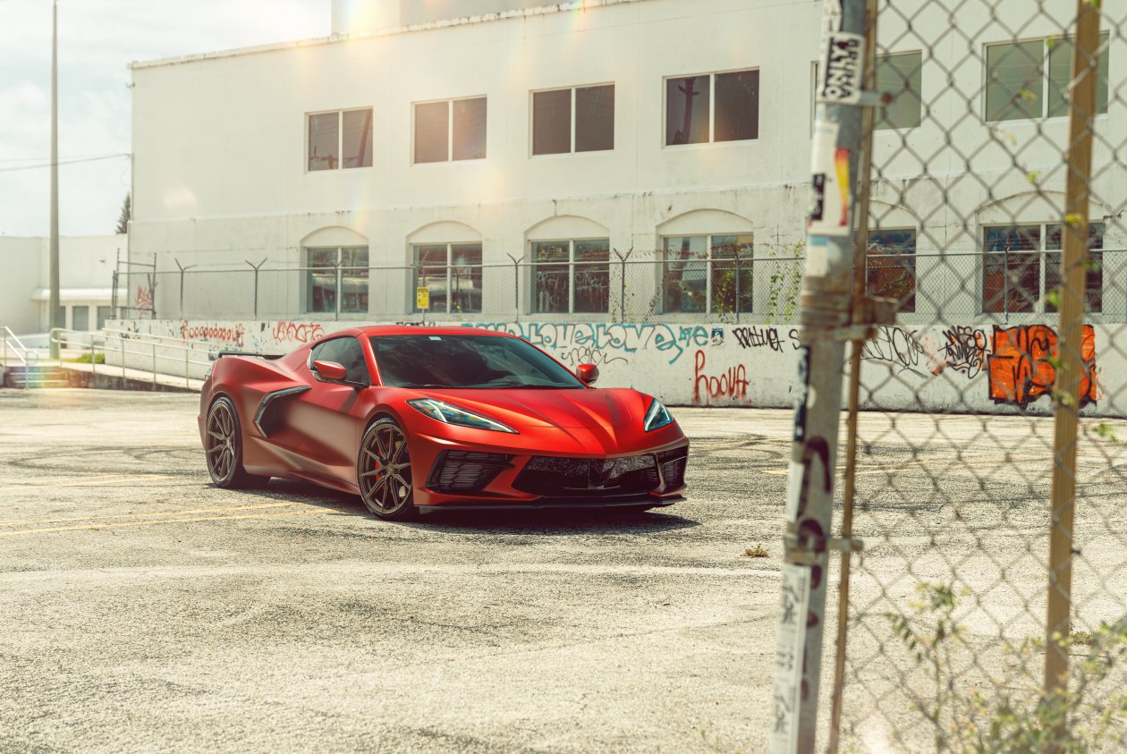 Vossen Wrapped Corvette C8 8k