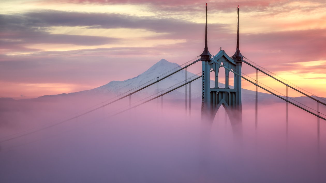 St Johns Bridge Of Portland