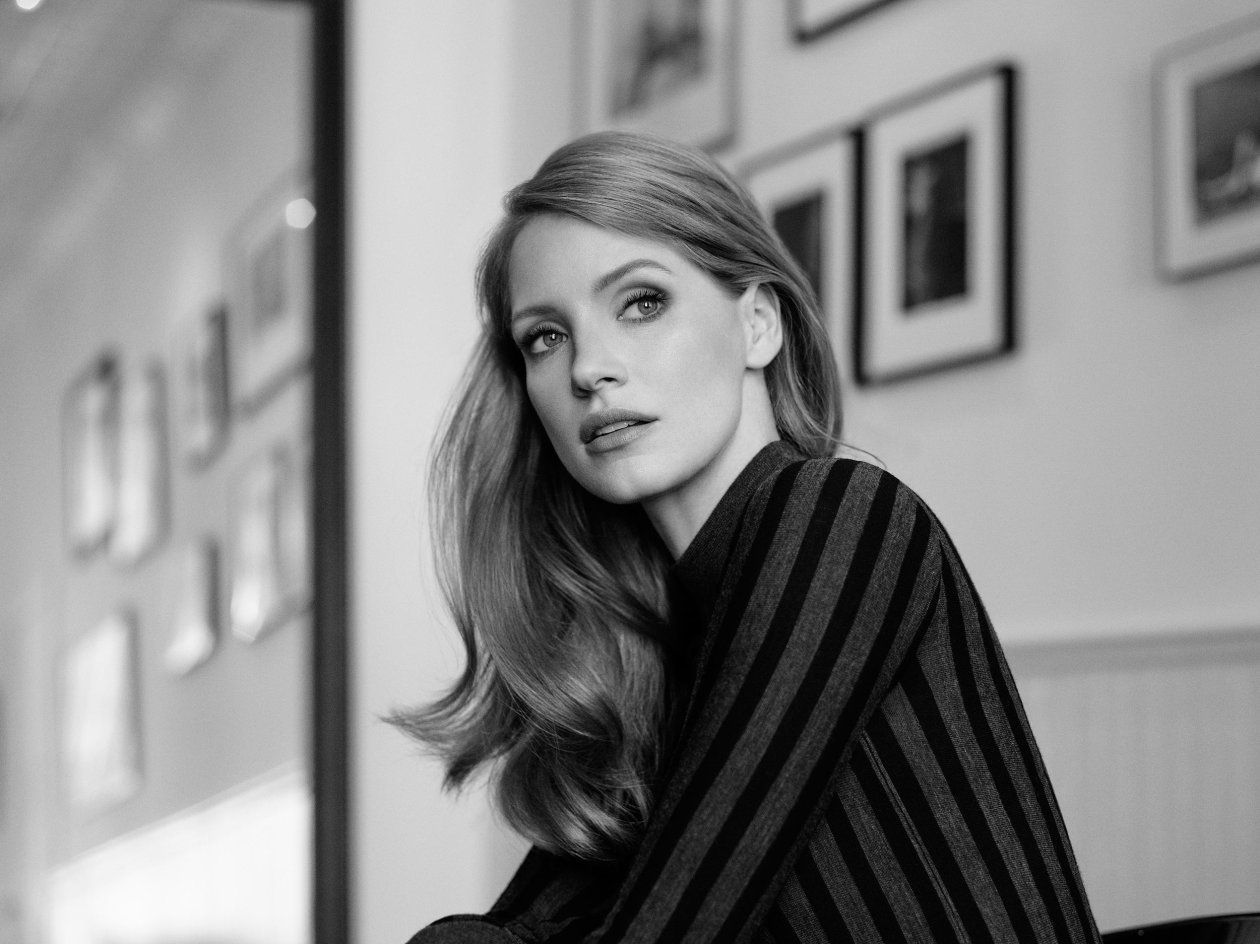 Jessica Chastain Monochrome