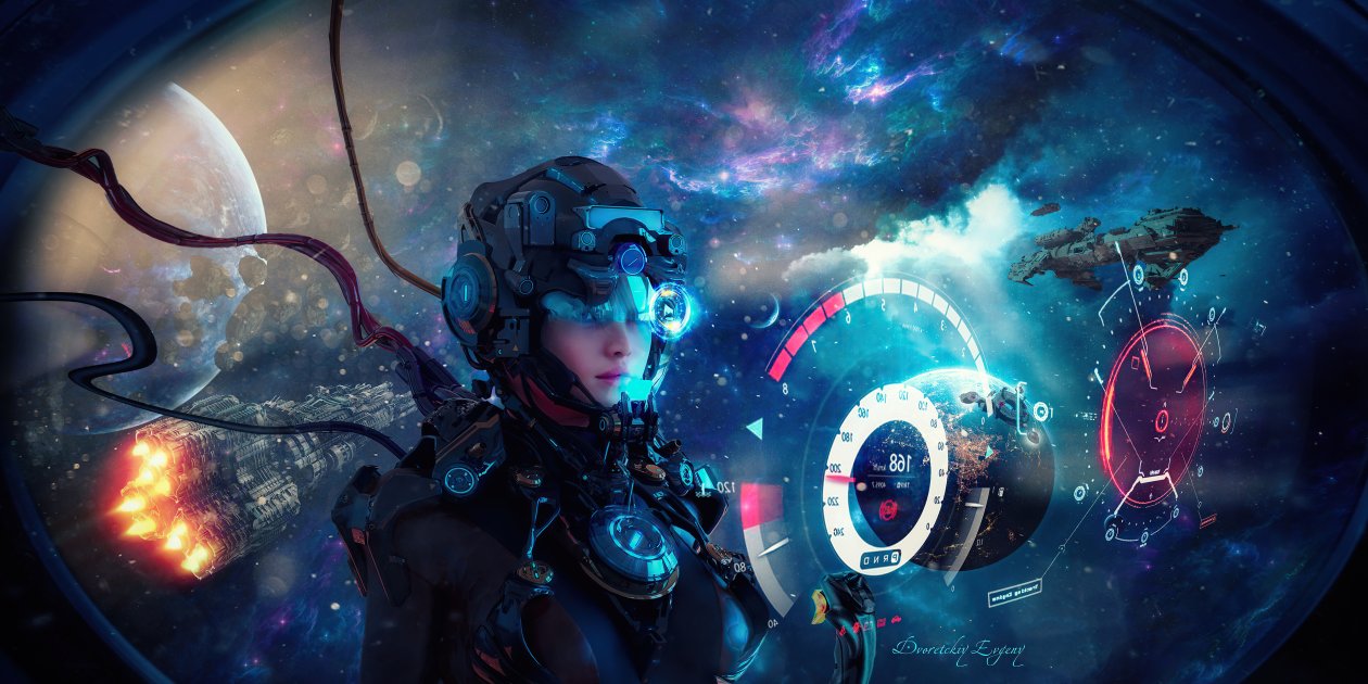 Cosmos Scifi Girl 5k