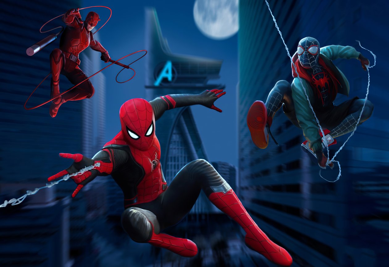 3 Spidermans