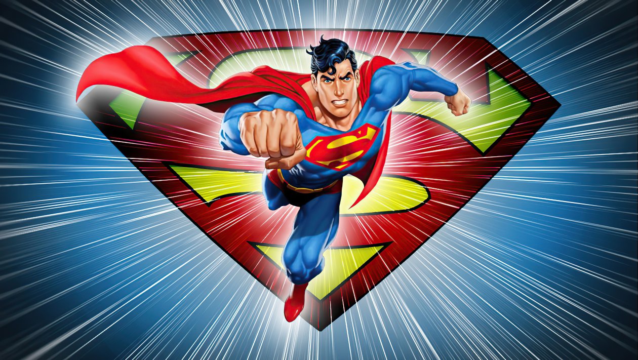 Superman Dc Comic Minimal 5k