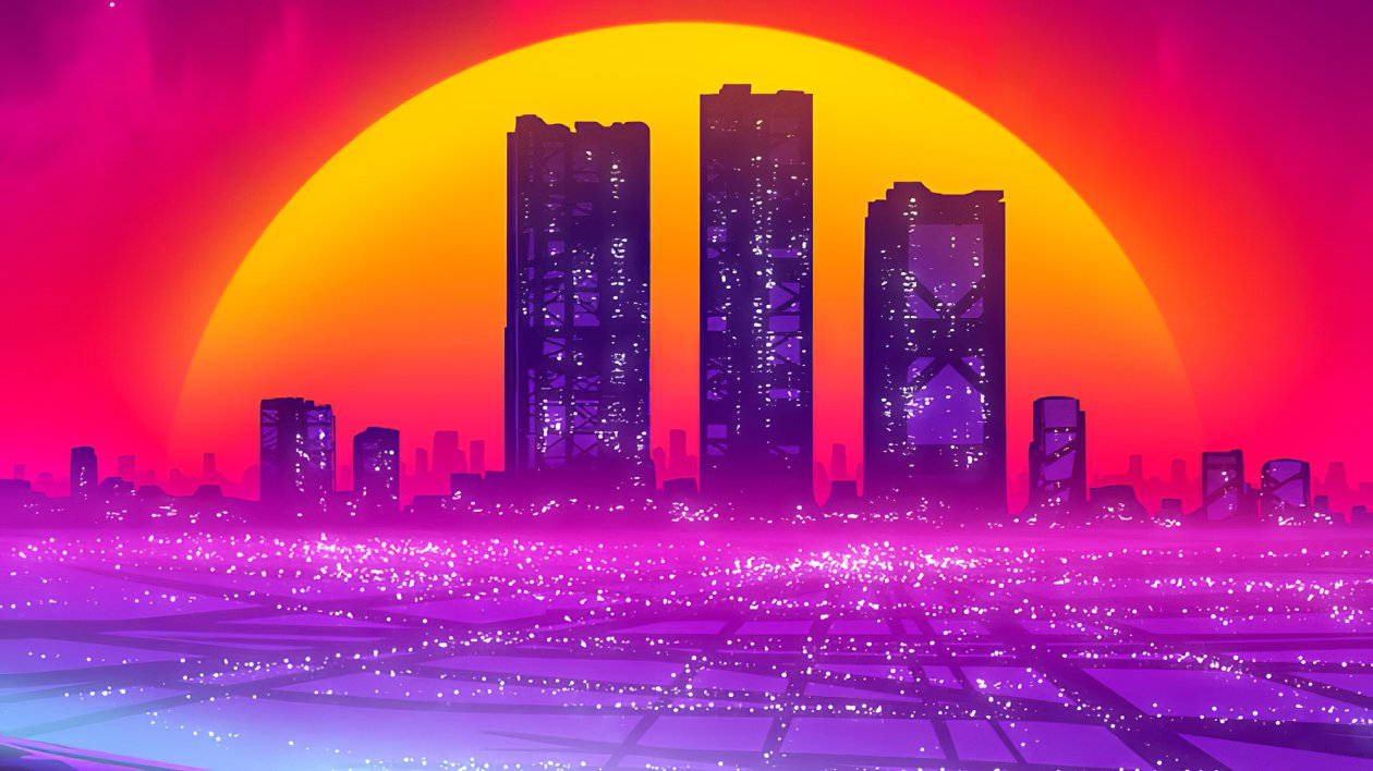 Buildings Fall Synthwave