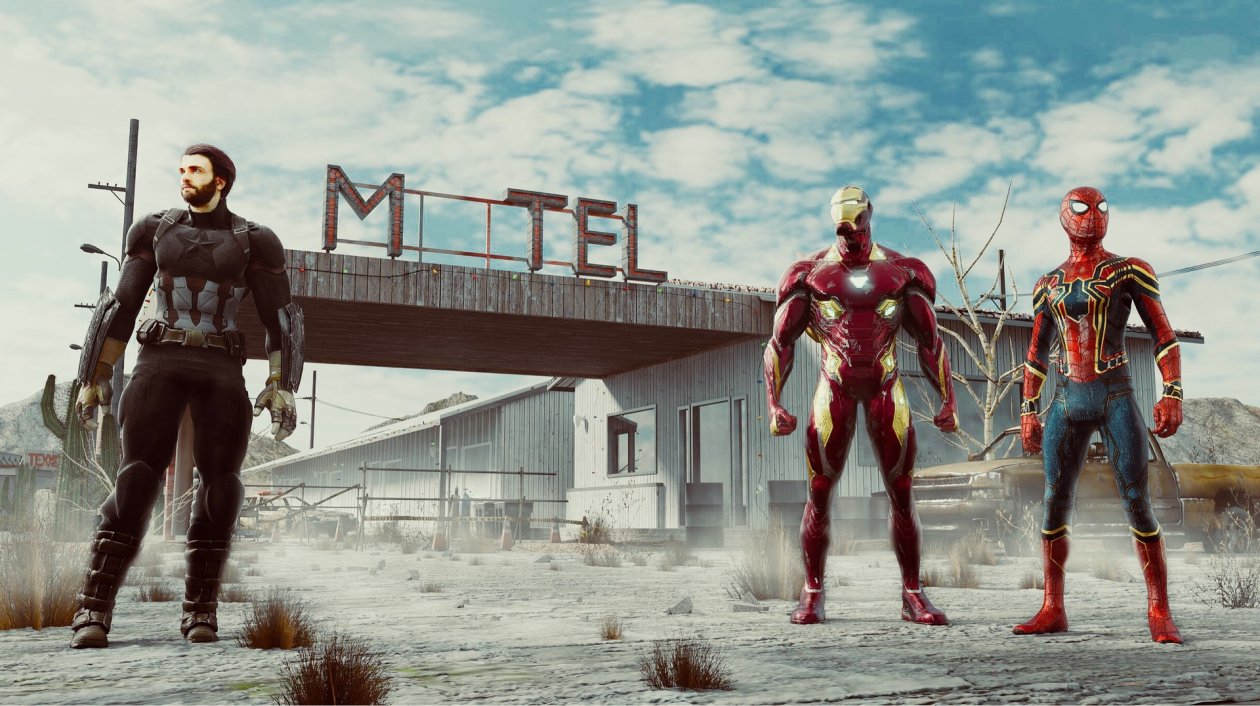 Iron Man Spiderman Captain America