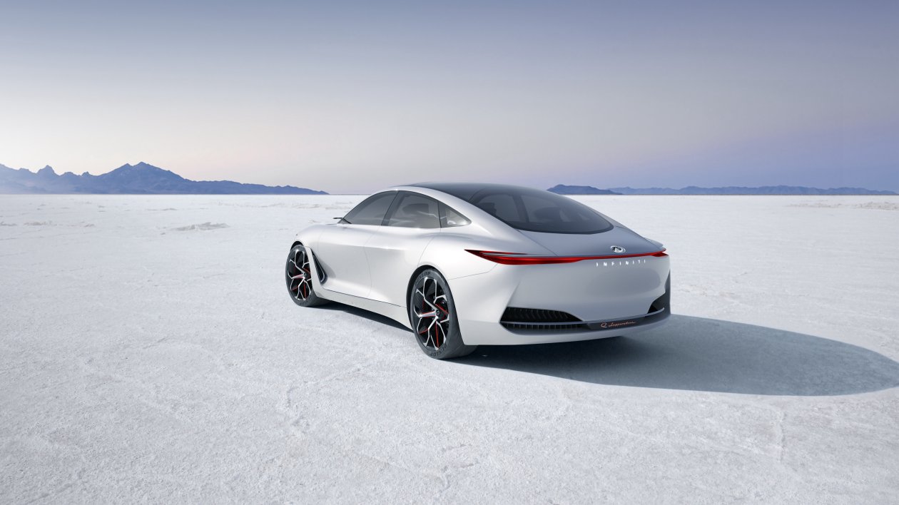Infiniti Q Inspiration Concept Car Rear Side 2018