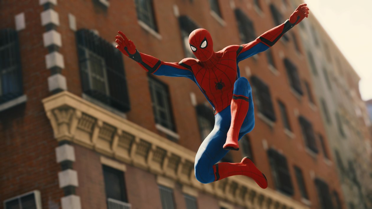 Spiderman Jumping 4k