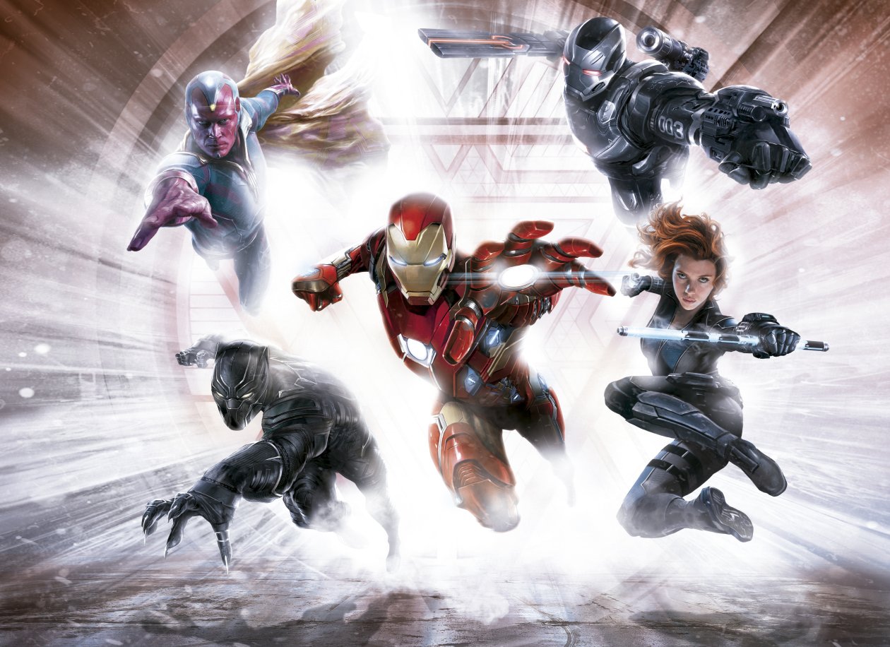 Capitan America Civil War Team Iron Man Artwork 5k
