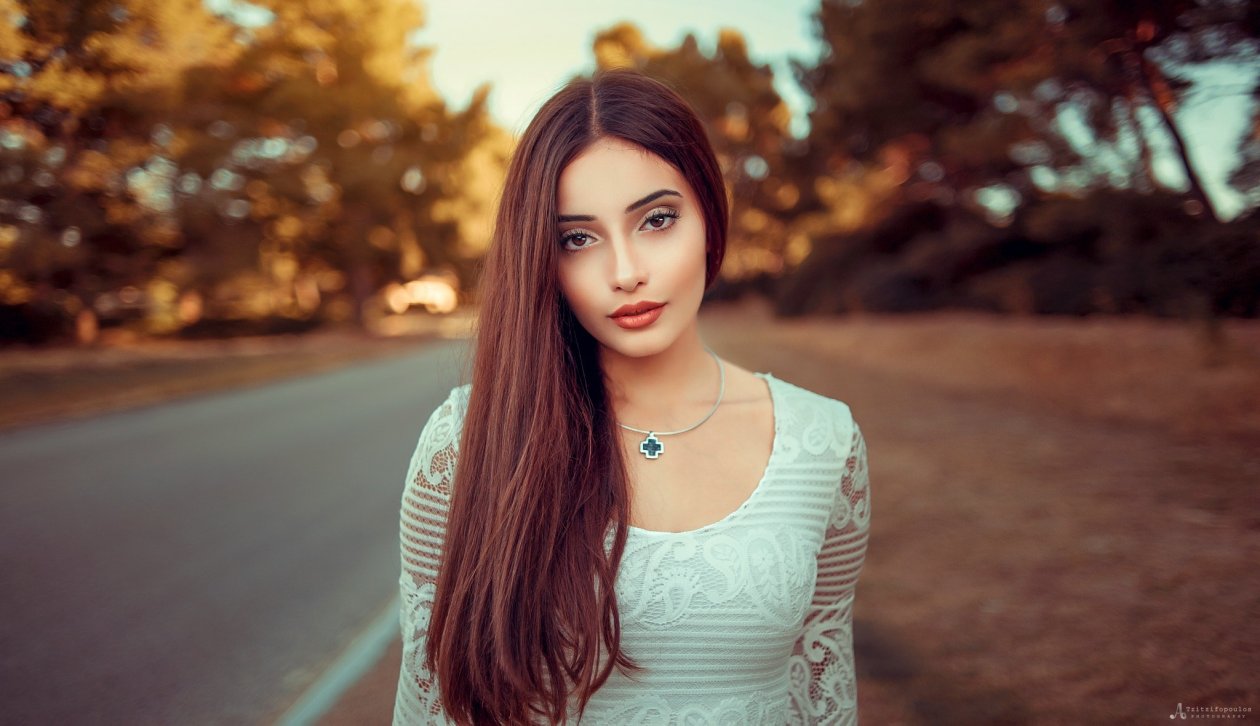Girl In Depth Of Field