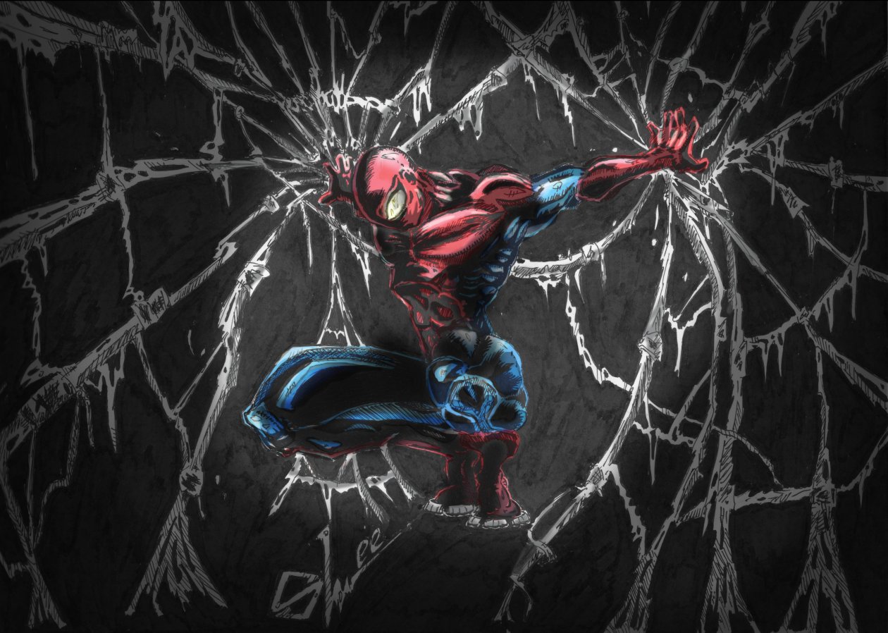 Spiderman Comic Art