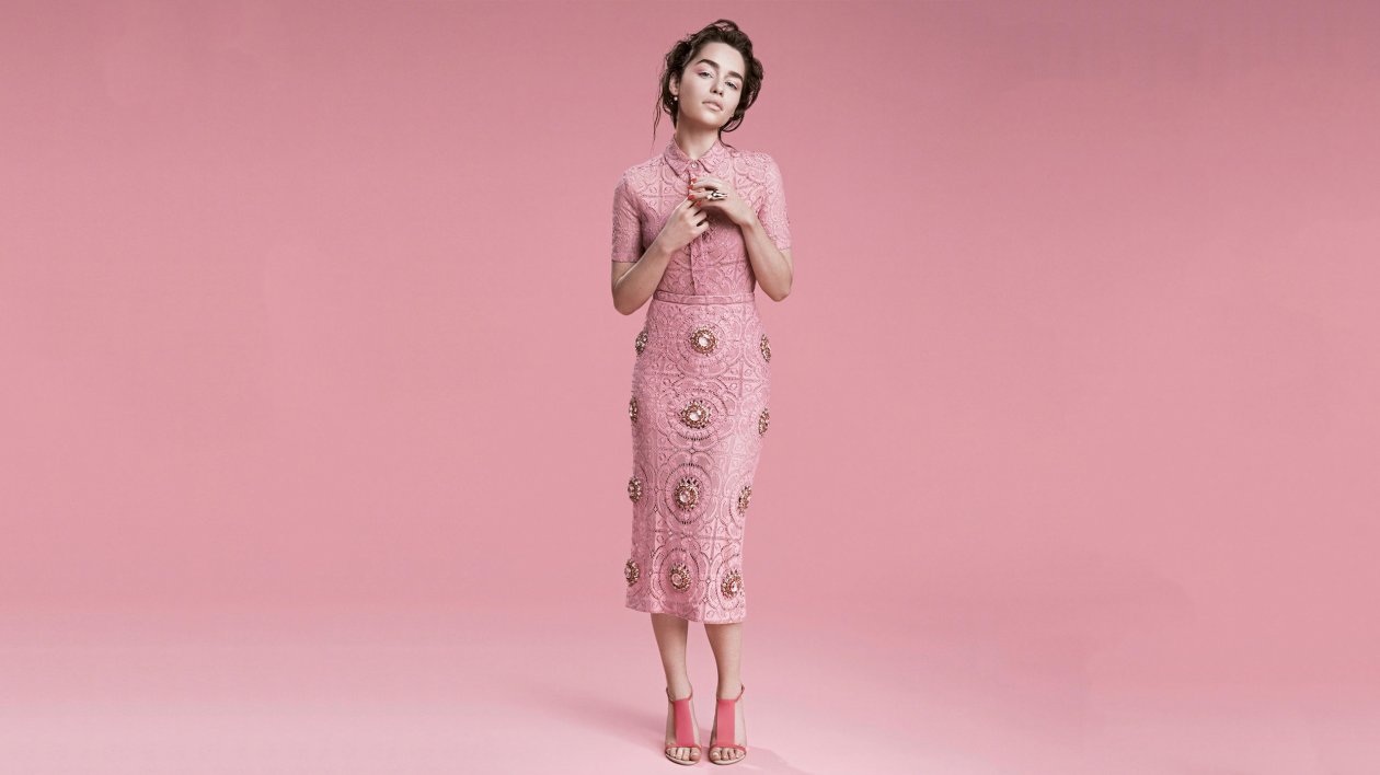 Emilia Clarke Flare Photoshoot