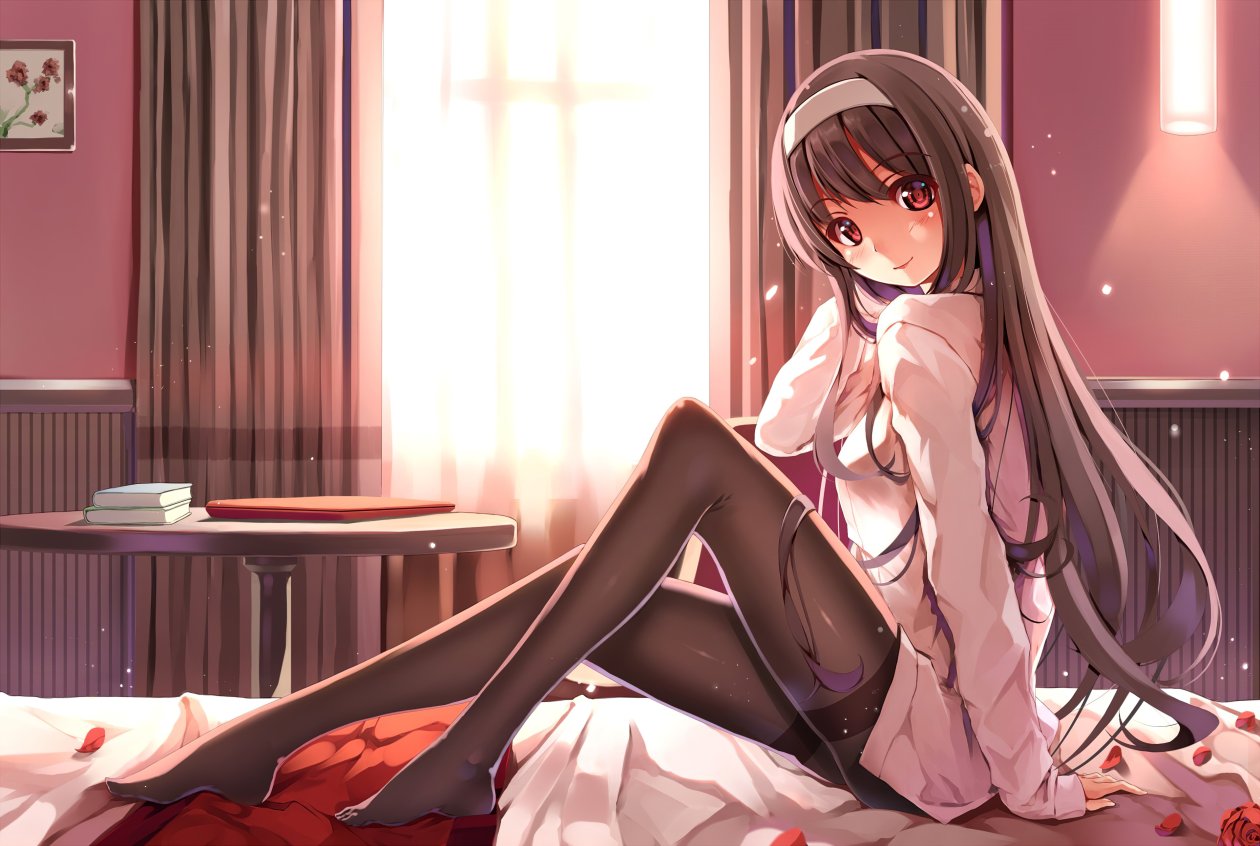 Anime Girl Big Eyes 4k