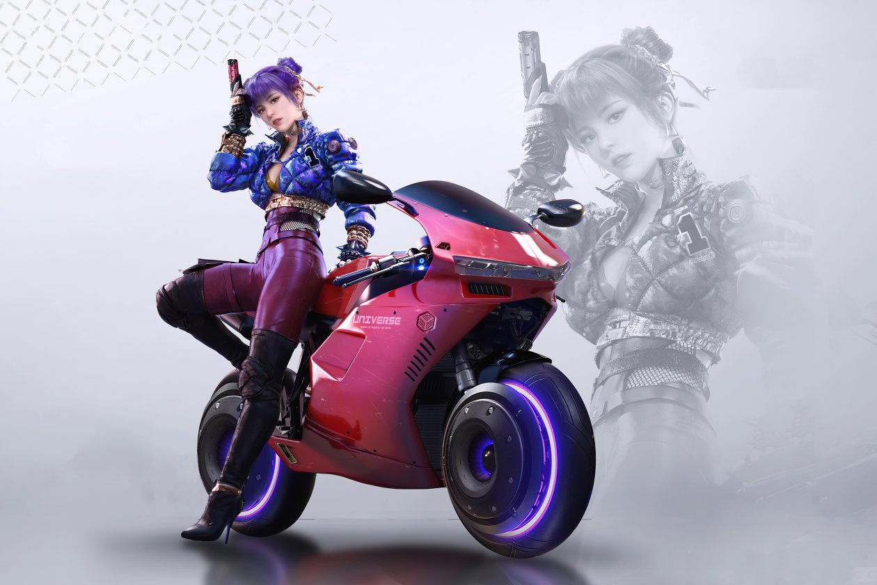 Asian Girl Bike 4k