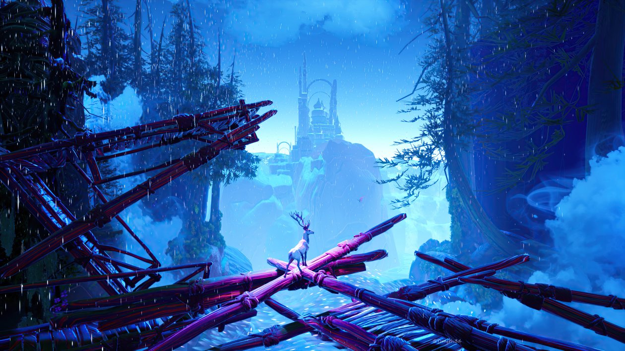 Fond d'écran Frostly Logs