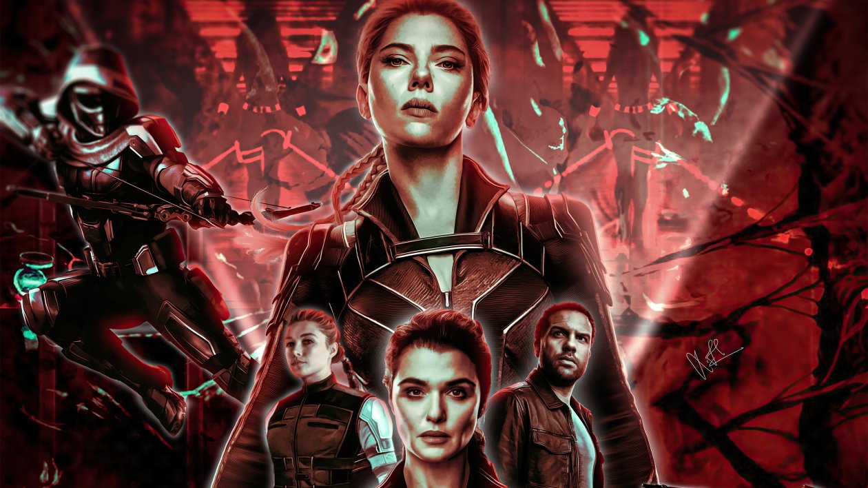 Black Widow Fanartwork 4k