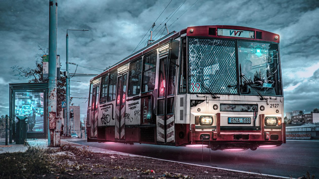 New Cyber Vilnius Bus