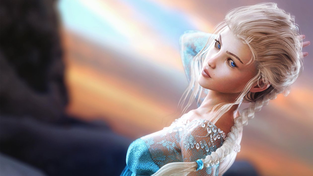 Queen Elsa Fantasy Art