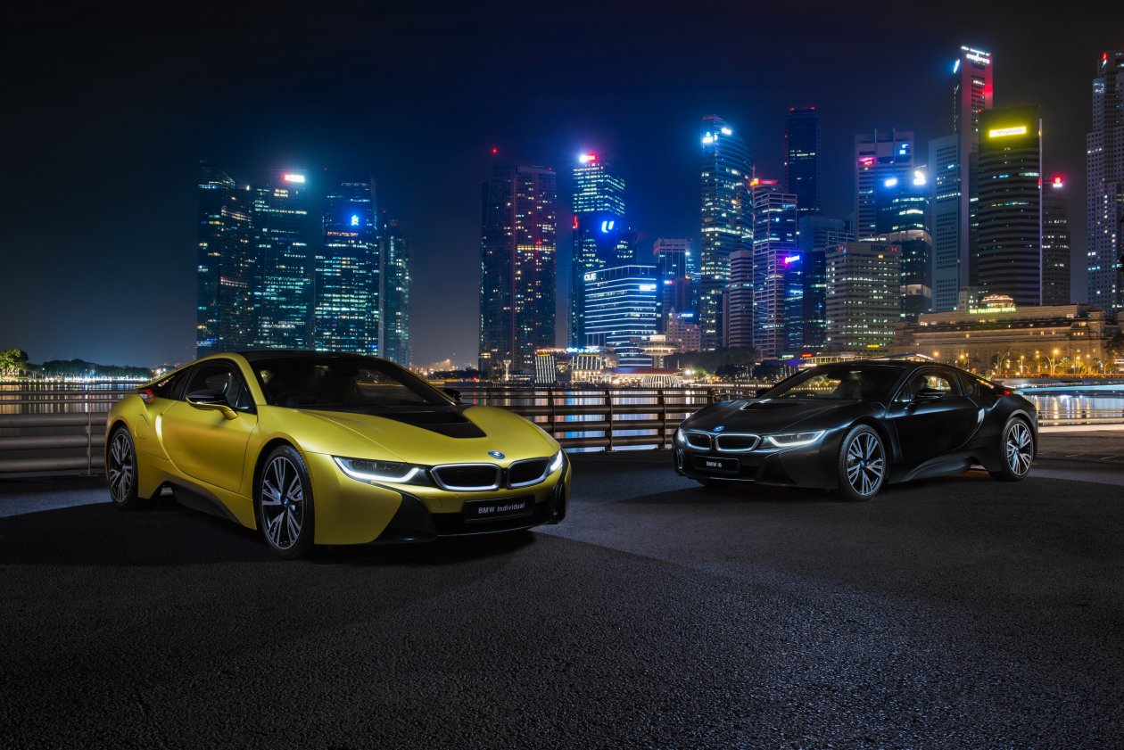 BMW I8 Frozen Yellow Edition