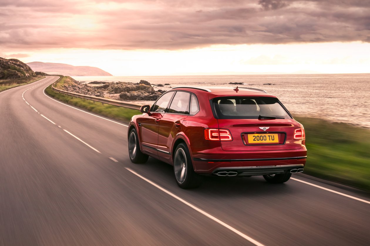 Bentley Bentayga V8 Rear View 2018