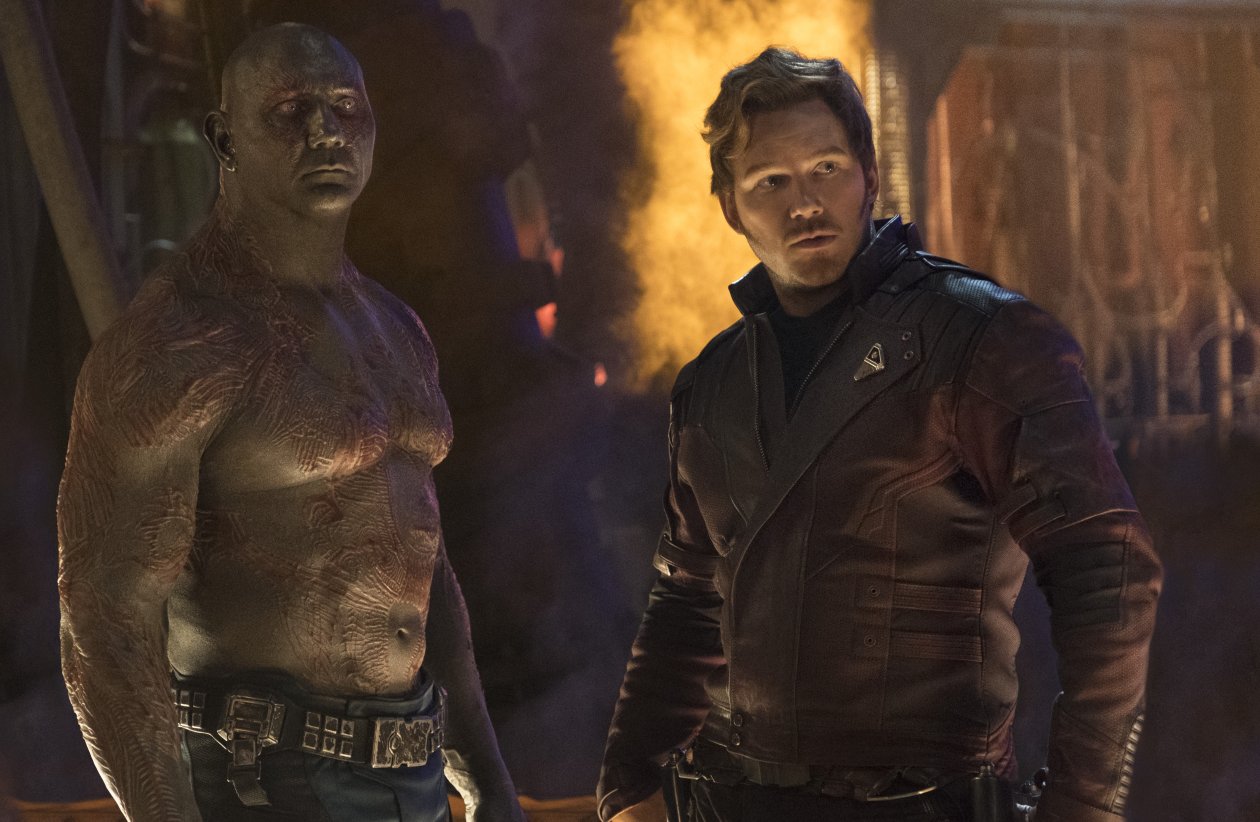 Star Lord And Drax The Destroyer In Avengers Infinity War 2018 4k