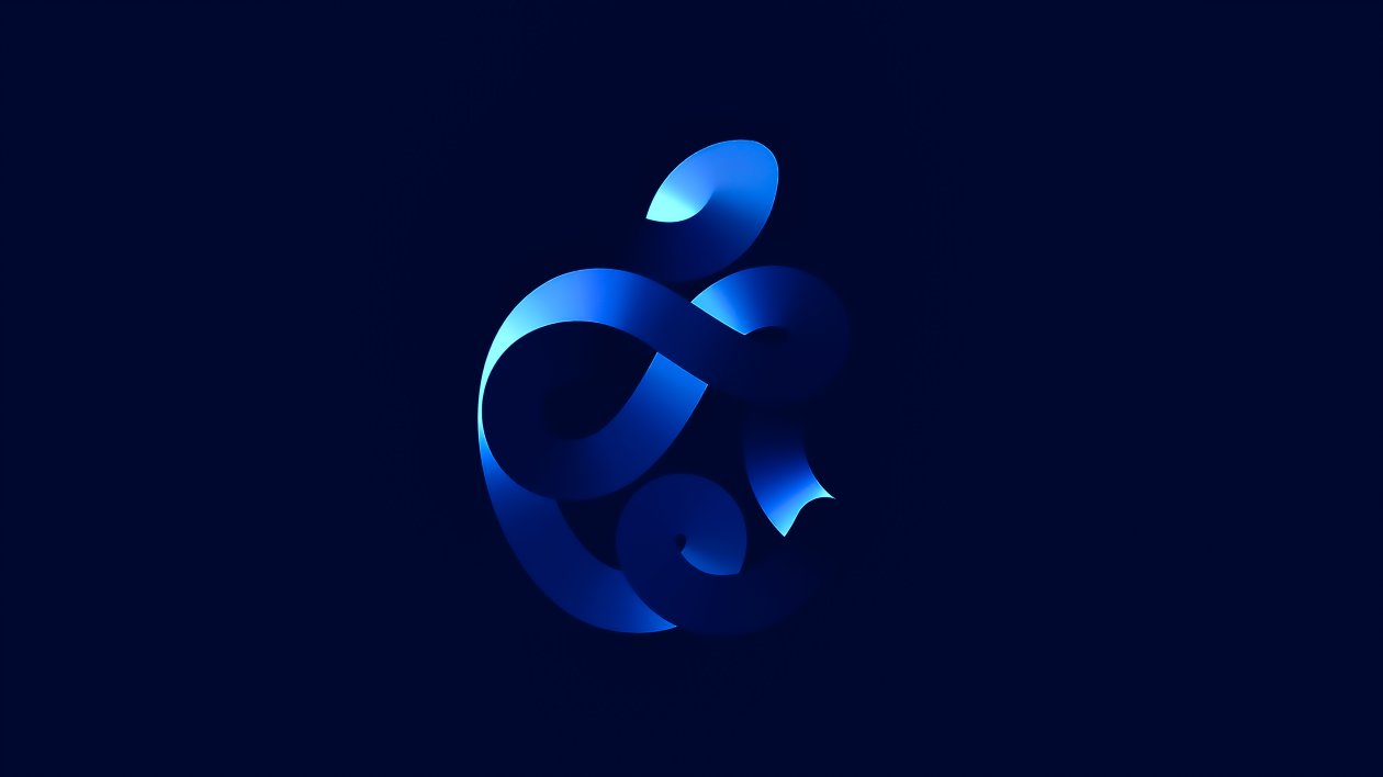 Apple Event 2020 Blue Logo 4k