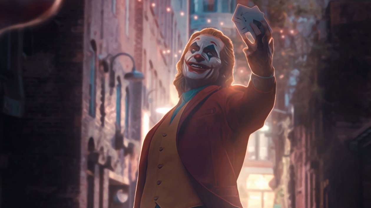Joker With Cards 5k