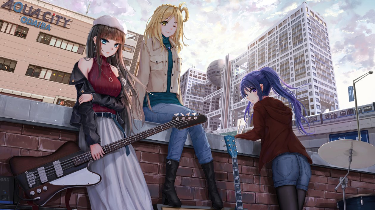 Mari Dia And Kanan From LoveLive Sunshine 4k