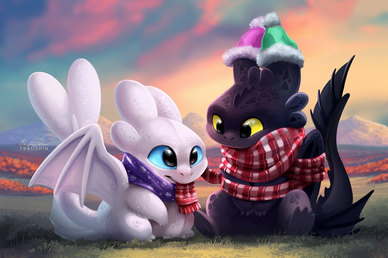 Toothless And Night Fury Artwork 4k