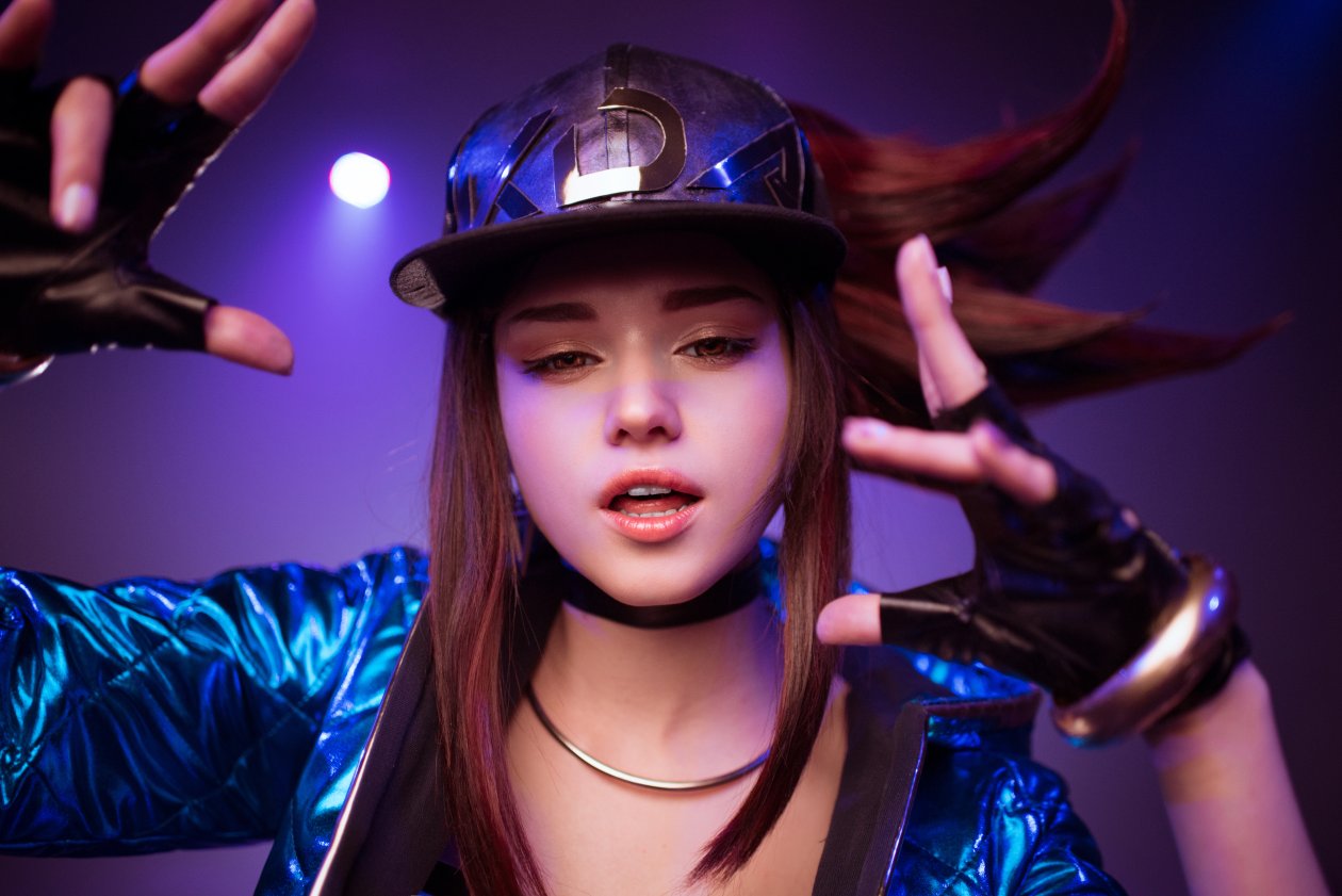 Shirogane Sama Akali Lol Cosplay 5k