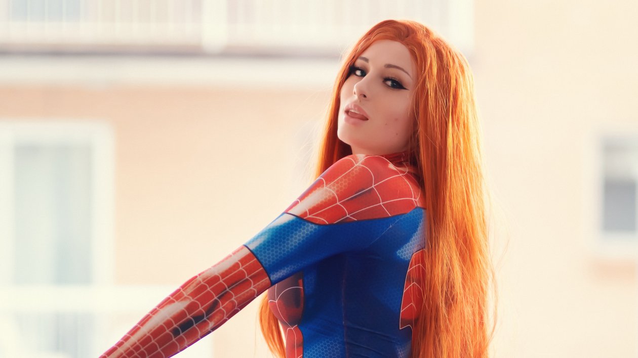 Spidergirl Cosplay 4k