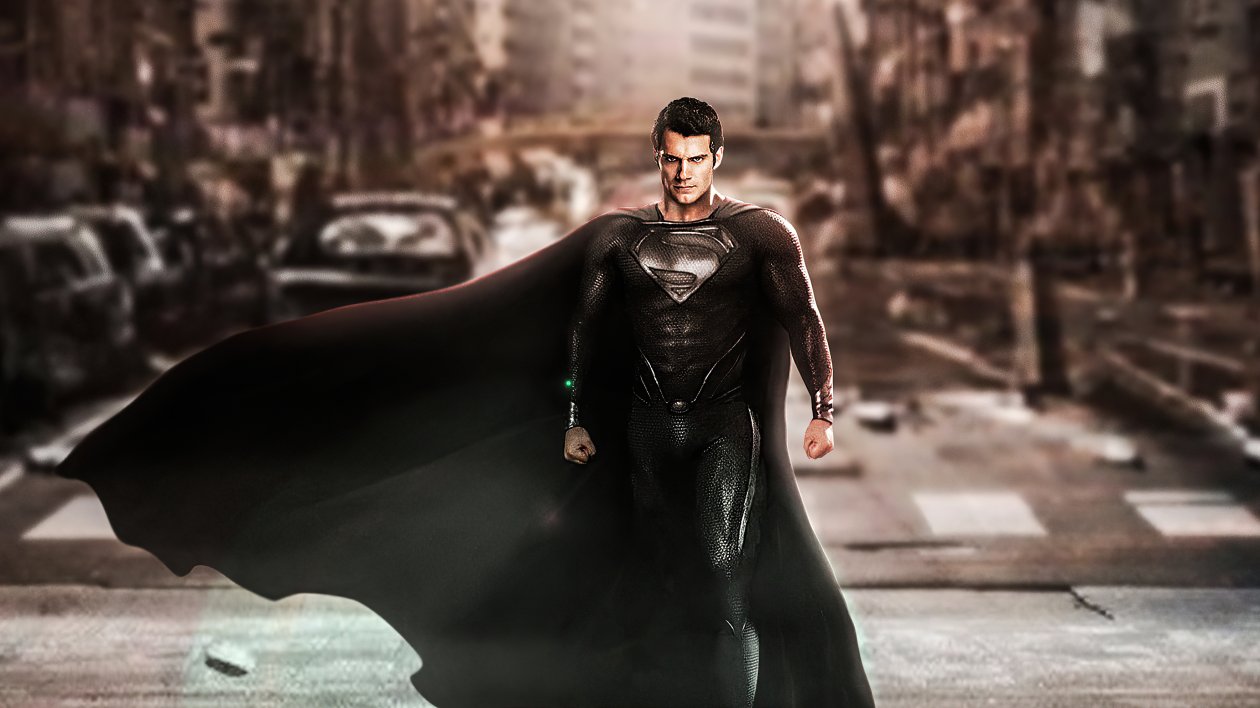Superman Black Suit Justice League