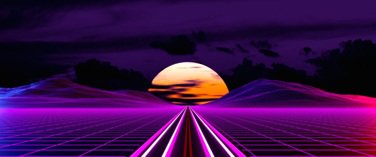 Retro Outrun Road 4k