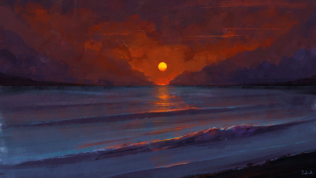 Sunset Digital Art