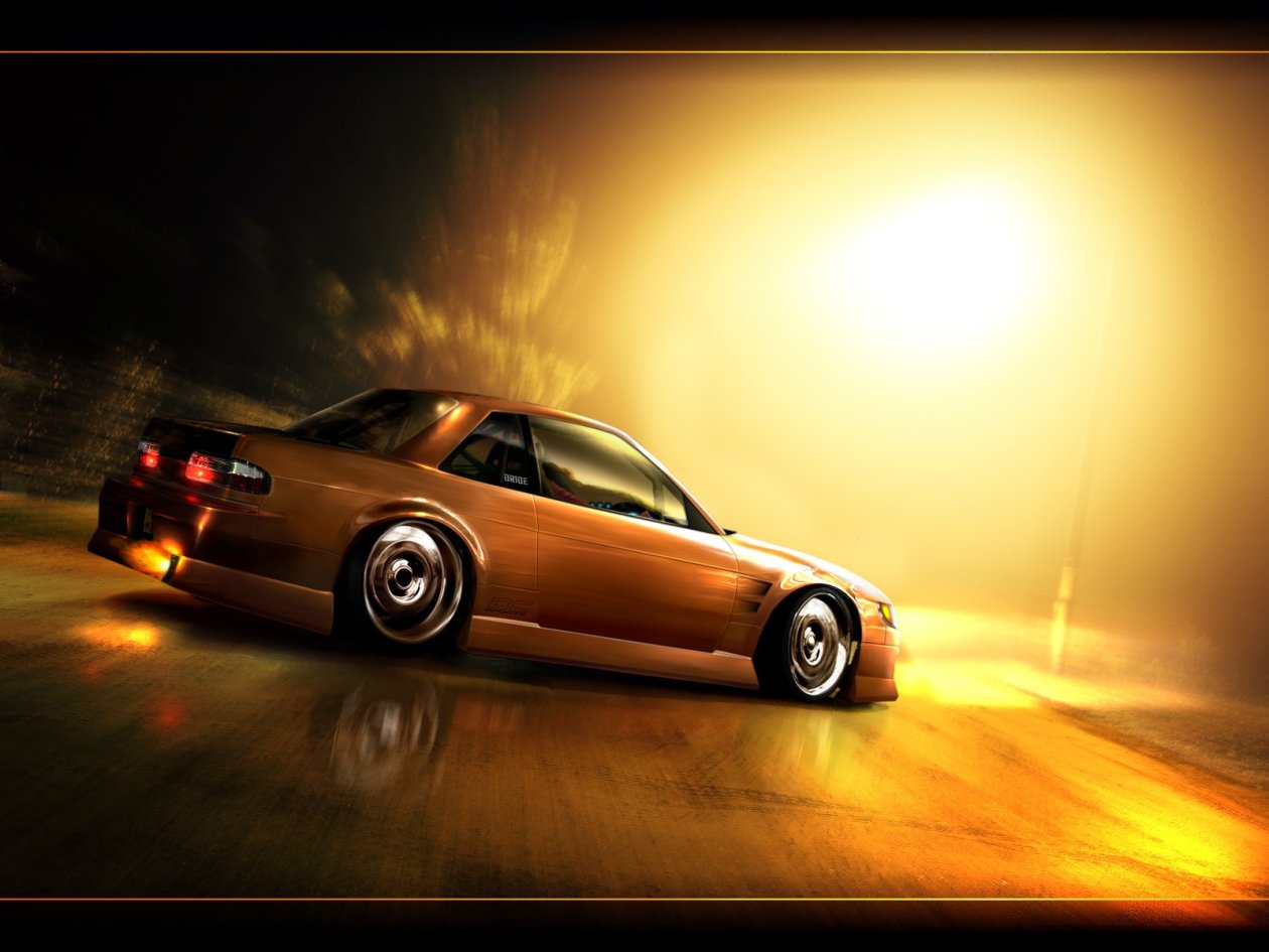 Drifitng Car Artwork