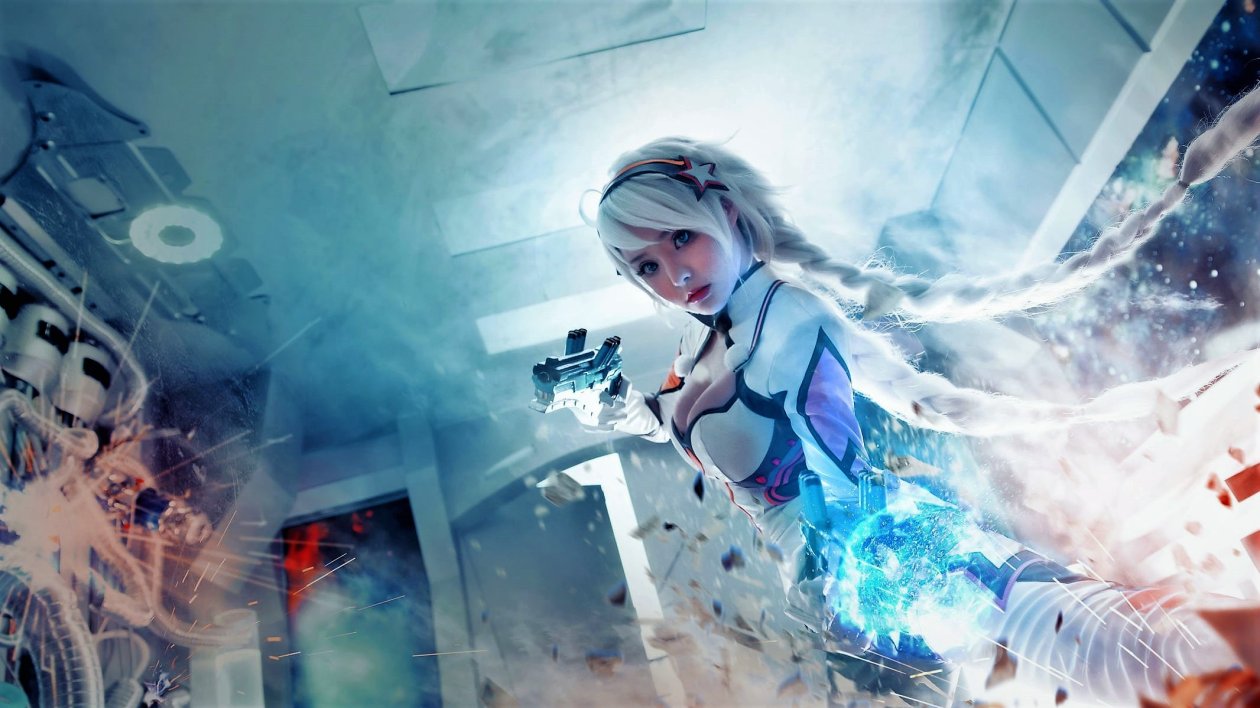 Fantasy Girl Futuristic Warrior Women