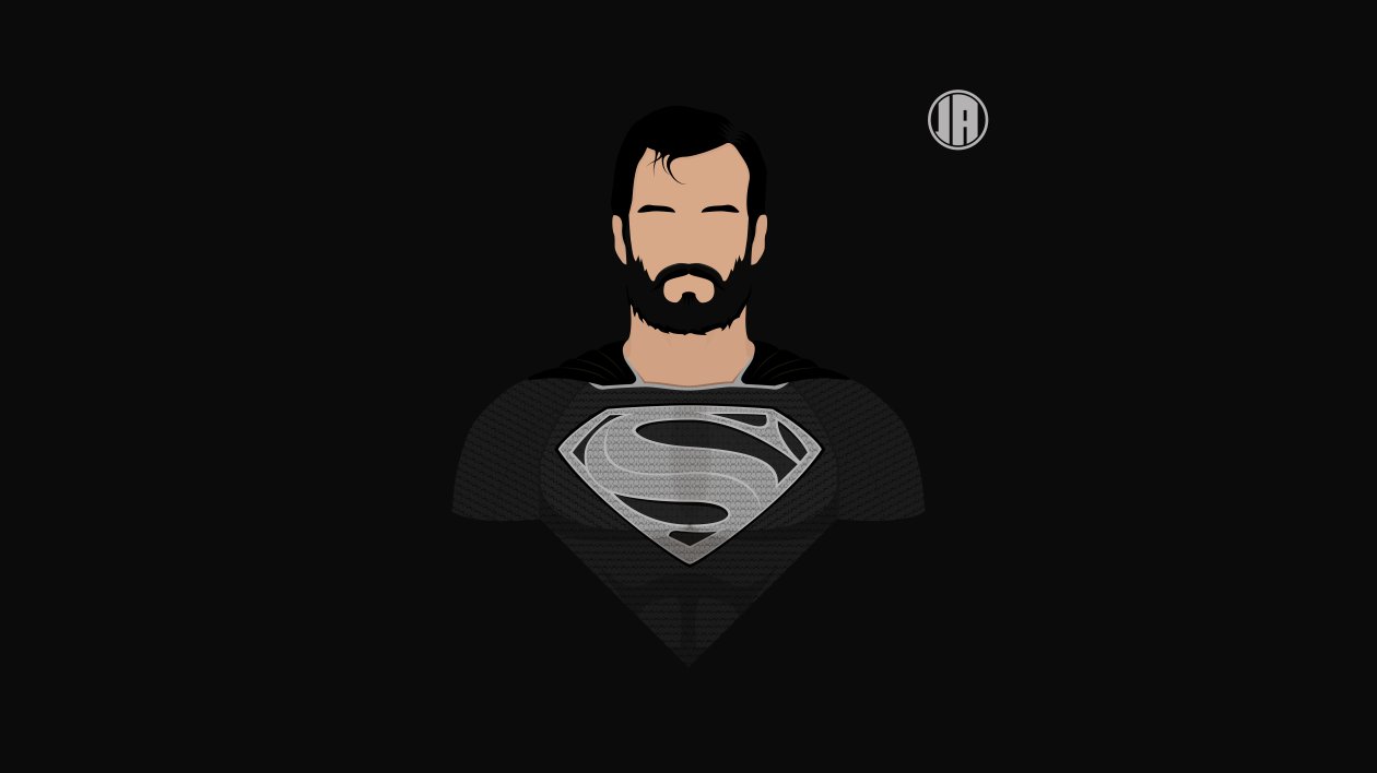 Superman Dceu Minimalism 8k