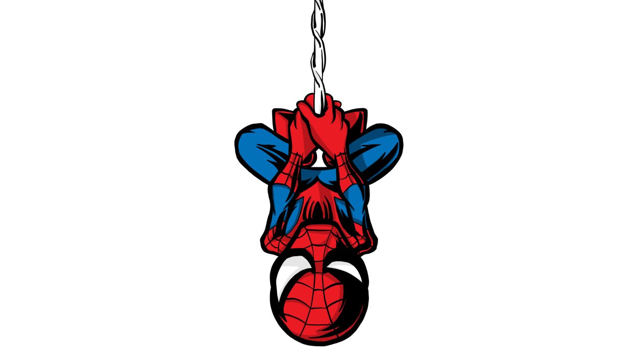 Spiderman Illustration Minimalist 4k