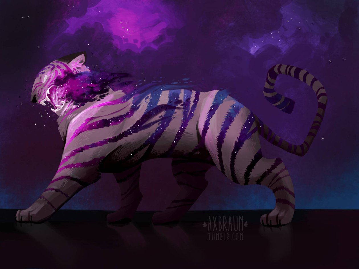 Tiger Art By Alex Braun