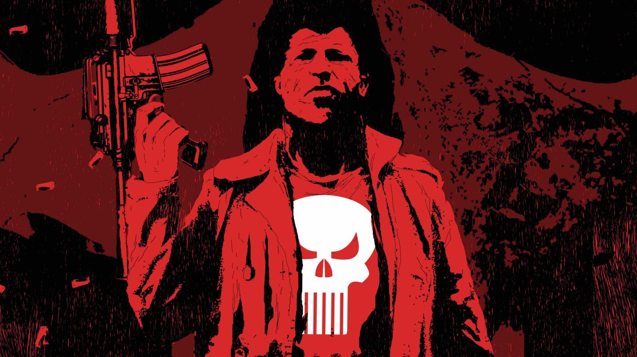 The Punisher Digital Art 4k
