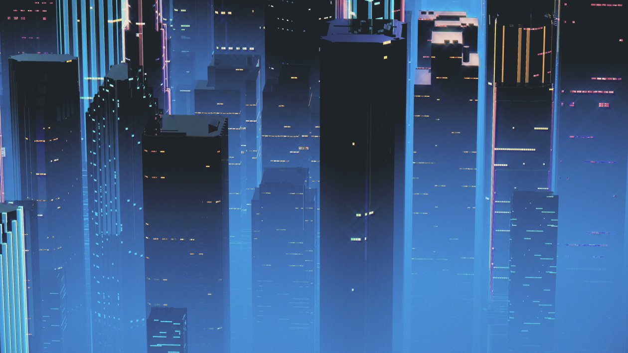 Skyscraper Buildings Minimalist 4k