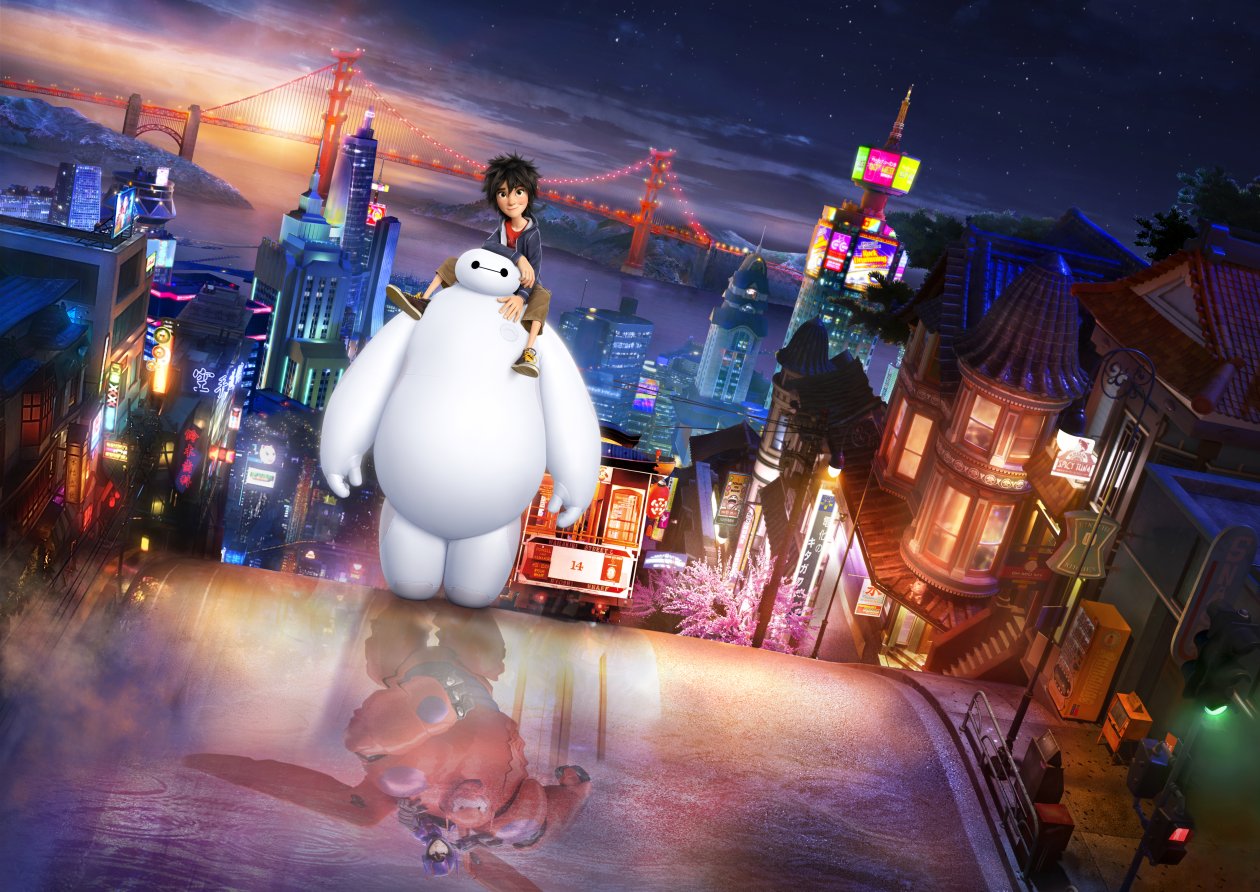 Hiro Hamada And Baymax In Big Hero 6
