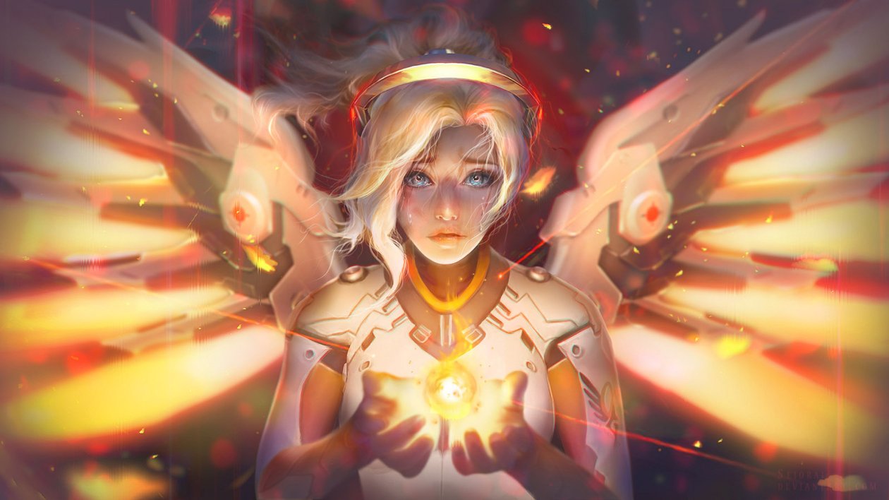 Mercy Angel Overwatch Fantasy