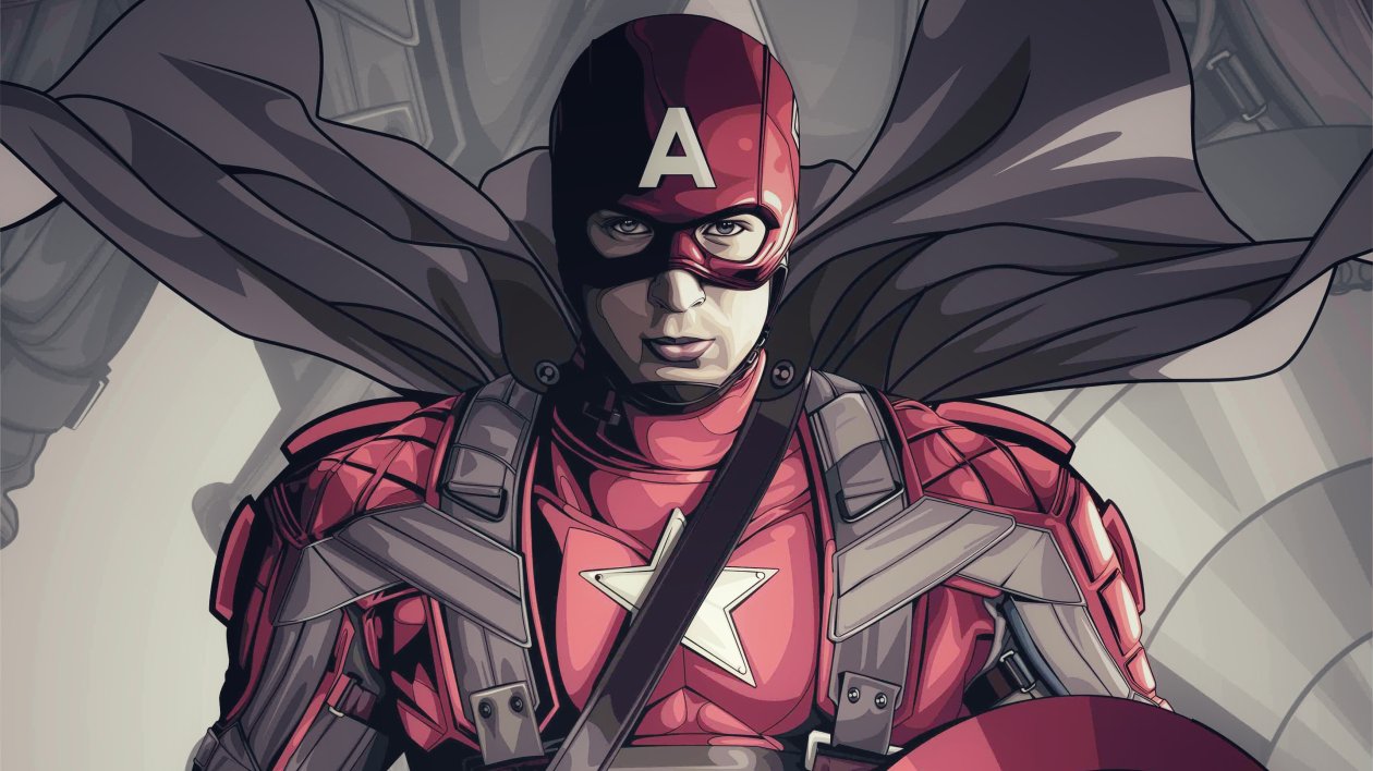 Captain America Art 4k