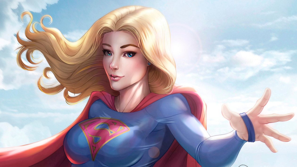 Supergirl Digital Artwork